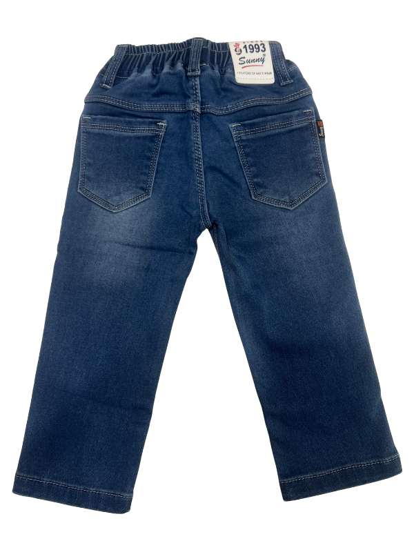 Boys' Classic Stretch Denim Jeans – Washed Blue