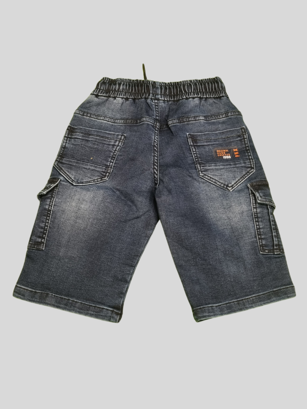 Boys' Denim-Style Cargo Shorts – Comfortable & Trendy Summer Wear