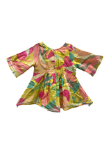 Girls Colorful Embroidered Kurti with Striped Palazzo - Yellow  Ethnic Set