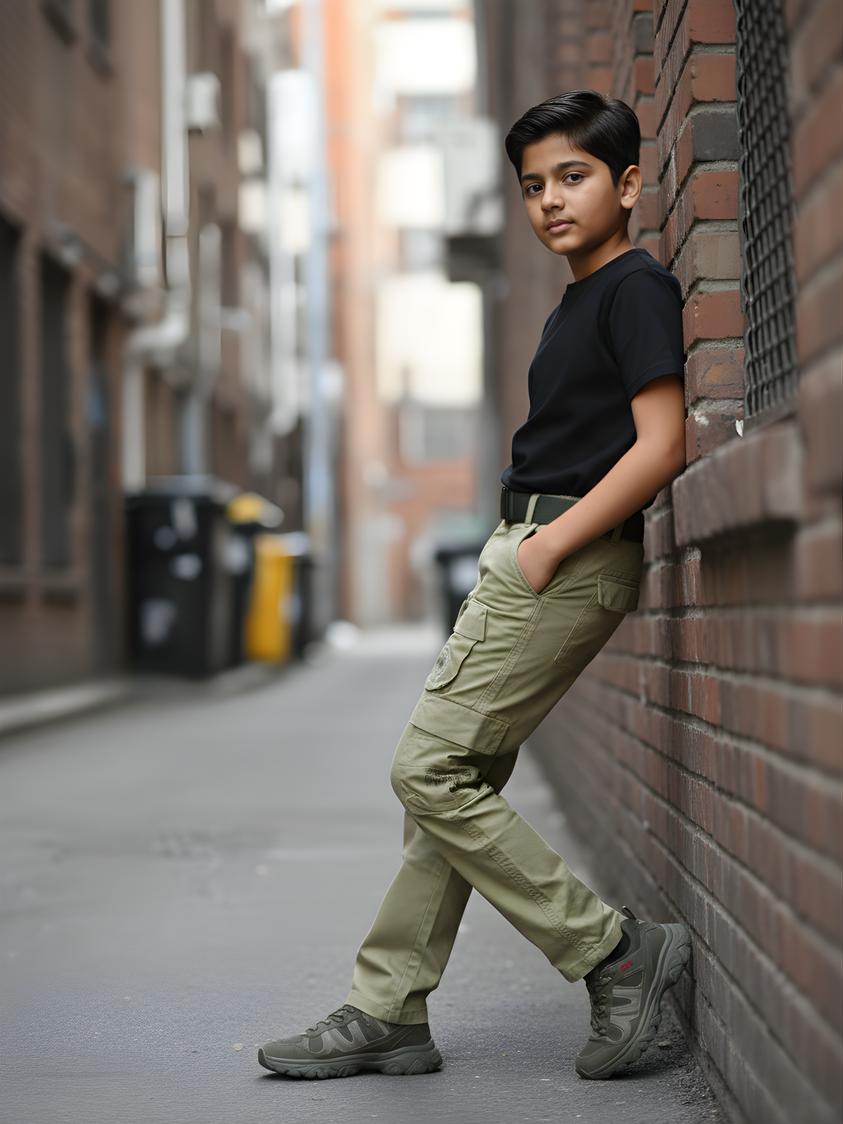 Boys' Tactical Adventure Cargo Pants - Olive Green