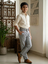 Boys' Premium Dark Gray Comfort Fit Pants