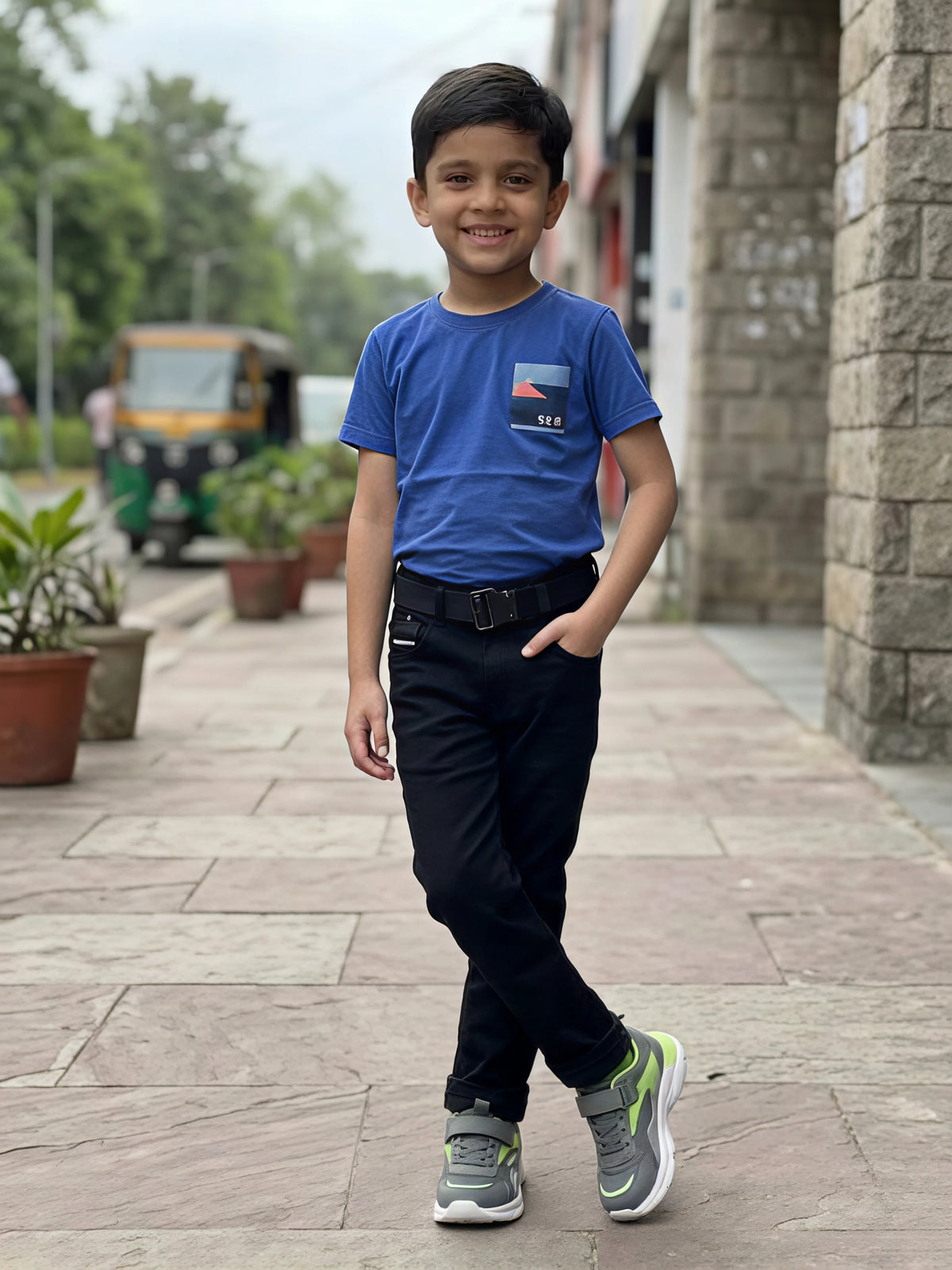 Boys’ Slim Fit Midnight Black Denim Jeans