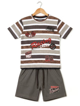 Boys' Dark Grey Racing Theme Coordinate Set