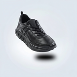 Liberty Force 10 Classic Black Lace-Up School Shoes.