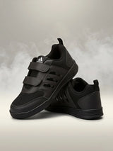 Adidas Fluo Black Velcro Unisex School Shoes.
