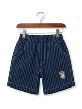 Boys Sea Green Pirate Ship Graphic T-Shirt and Striped Shorts Set