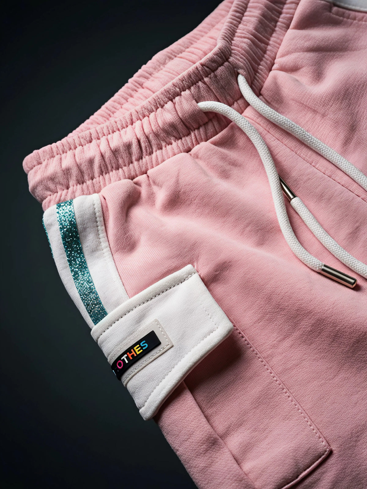 Girls Pink Positive Graphic Crop Top and Shorts Co-ord Set
