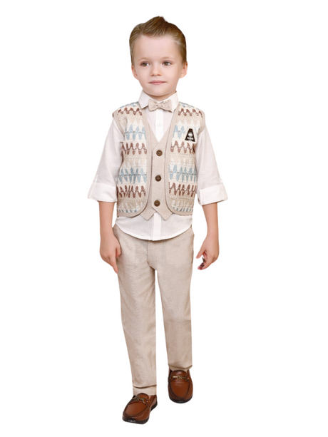 Boys' Formal 4-Piece Suit Set