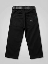 Boys Classic Black Regular Fit Jeans.