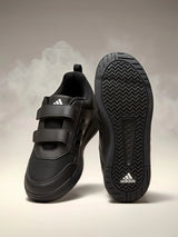Adidas Fluo Black Velcro Unisex School Shoes.