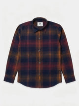 Boys Brown Plaid Full Sleeve Casual Shirt