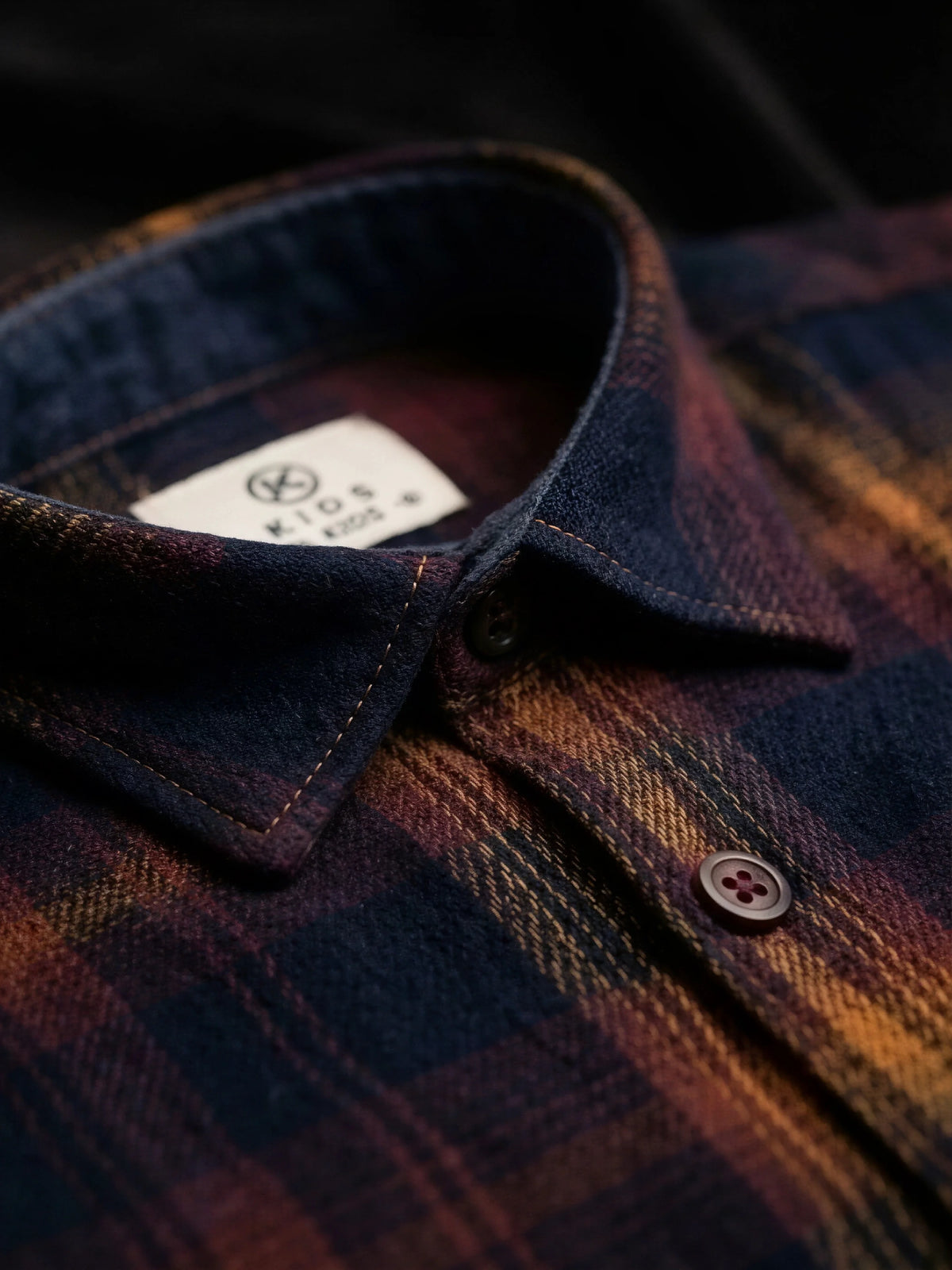 Boys Brown Plaid Full Sleeve Casual Shirt