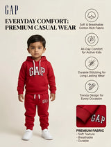 Boys Red Hoodie & Joggers Co-Ord Set.
