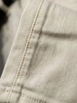Boys White Casual Pants - Regular Fit Trousers