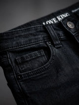 Girls Black Wide-Leg Casual Pants.