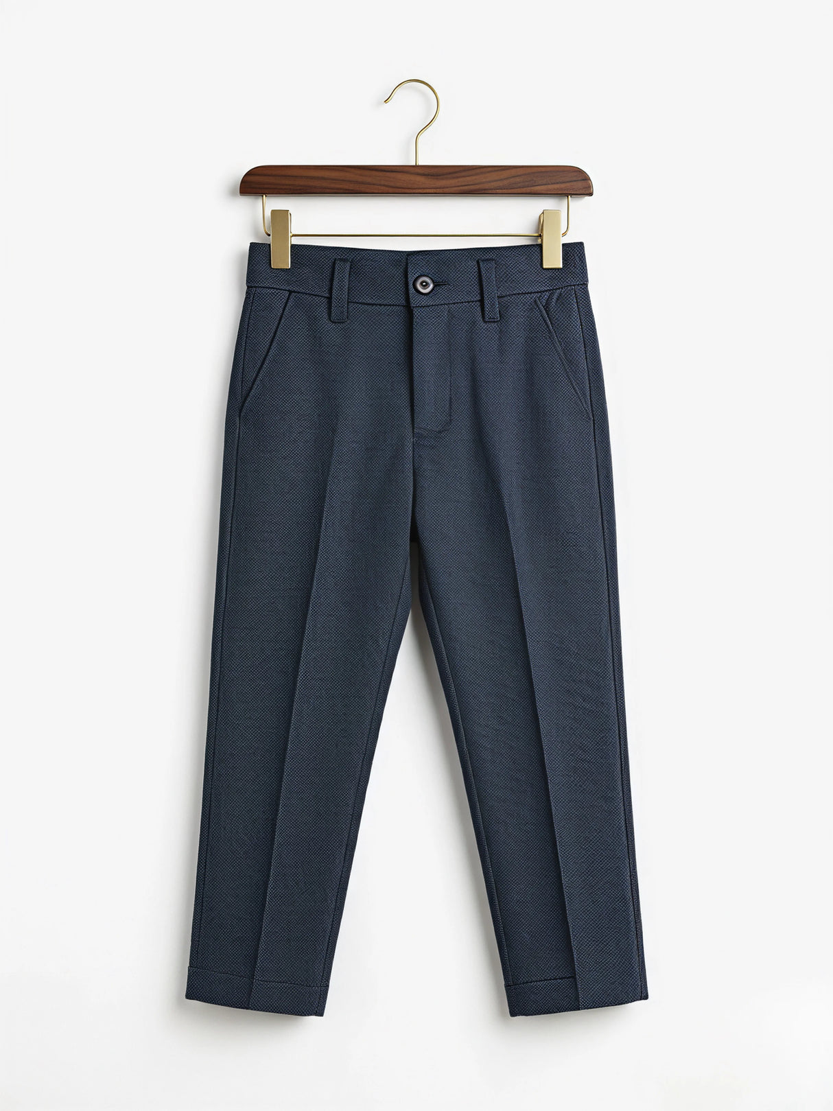Boys Navy Blue Jodhpuri Suit - Elegant Ethnic Bandhgala Set  ()