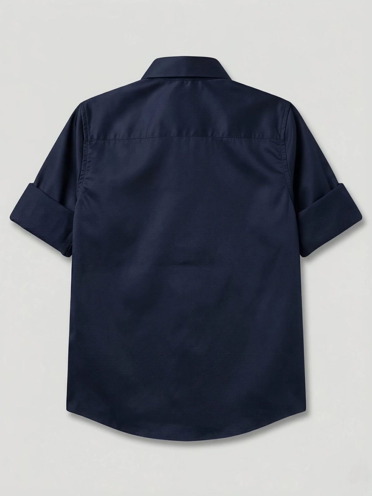 Boys Navy Blue Casual Shirt.