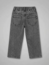 Girls Grey Comfort Fit Elastic Waist Casual Pants.
