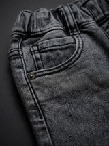 Girls Grey Comfort Fit Elastic Waist Casual Pants.