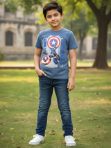 Boys' Marvel Captain America "Avenger" Graphic T-Shirt
