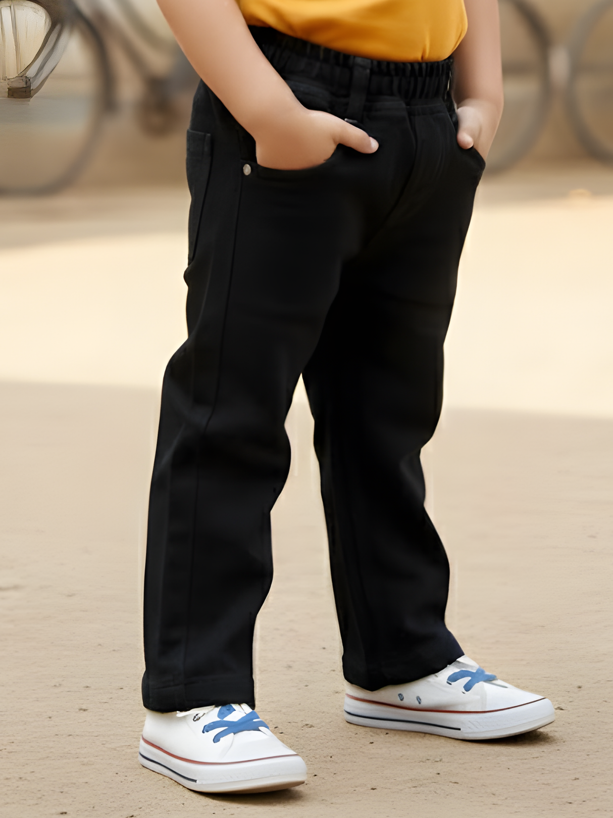 Boys' Sleek Active Performance Pants - Black