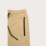 Boys Leisure Plain Rib Waist Track Pant With Rib - Grey