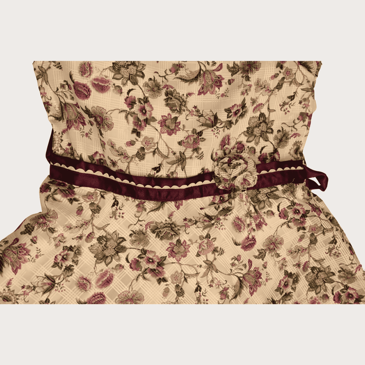 Girls Casual Printed Cotton Frocks - Purple