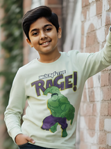 Kids' 'TOKEN!' Statement Graphic T-Shirt - Washed Green.