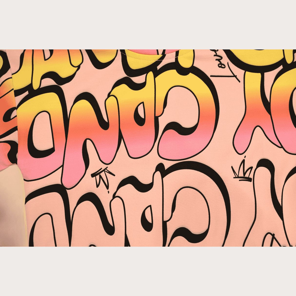 Girls Casual Half Sleeves Printed Crop Top - Pink