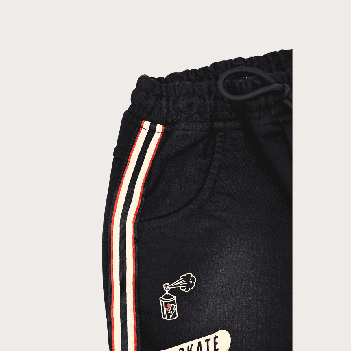 Boys Leisure Plain Elastic Waist Shorts Full Elastic - D.Blue