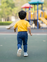 Boys Comfortable Solid Blue Jogger Pants