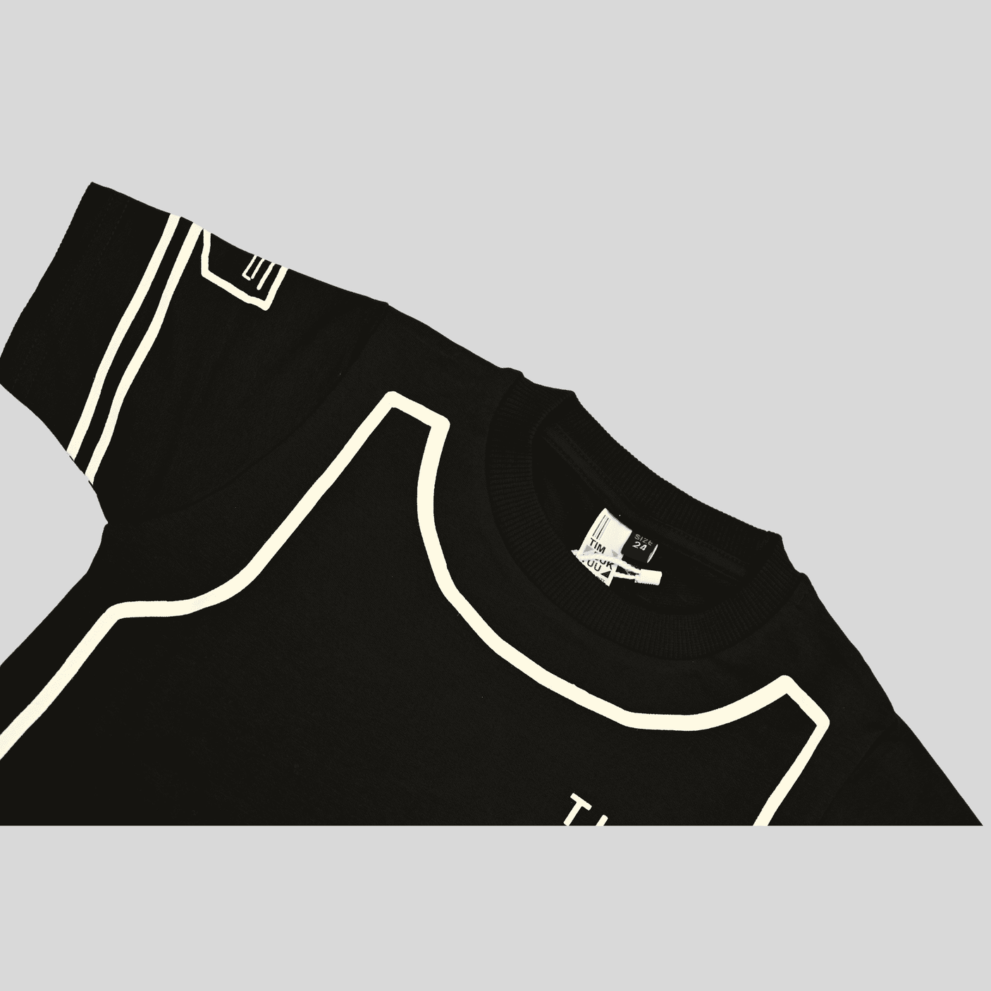 Boys Casual Half Sleeves Printed Round Neck T-Shirt - Black