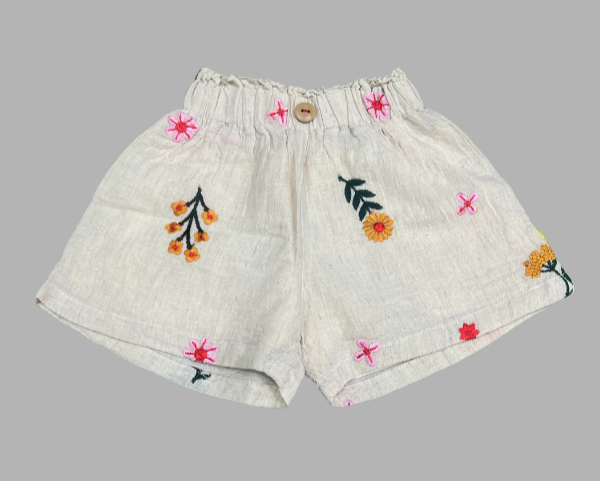 Girls Casual Embroidered 2-Piece Set – Summer Wear