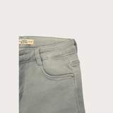 Girls Casual Plain Jeans Shorts Fixed Waist - Sky Blue