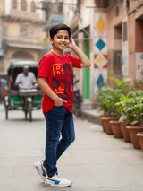 Boys' Red Roblox Character Graphic T-Shirt