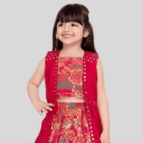 Girls Traditional Sleeves Less Long Choli - Rani
