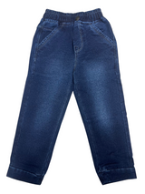 Boys' Stretch  Blue Denim Jeans – Dark Wash