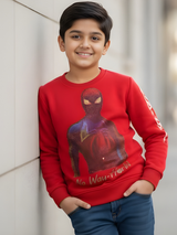 Boys' Red Spider-Man 'No Way Home' Graphic Sweatshirt