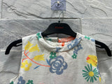 Girls Sleeveless Floral Cotton Dress – Summer Casual Wear