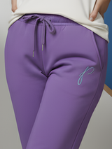 Girls' Essential Comfort Purple Joggers