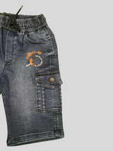 Boys' Denim-Style Cargo Shorts – Comfortable & Trendy Summer Wear