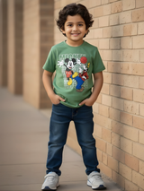 Boys' Mickey & Goofy Basketball Tee - Green