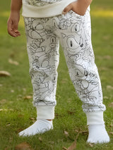 Boys' Sonic Sketch Co-ord Set – White