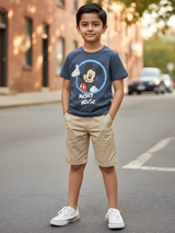 Boys' Disney Mickey Mouse Classic Graphic T-Shirt - Blue
