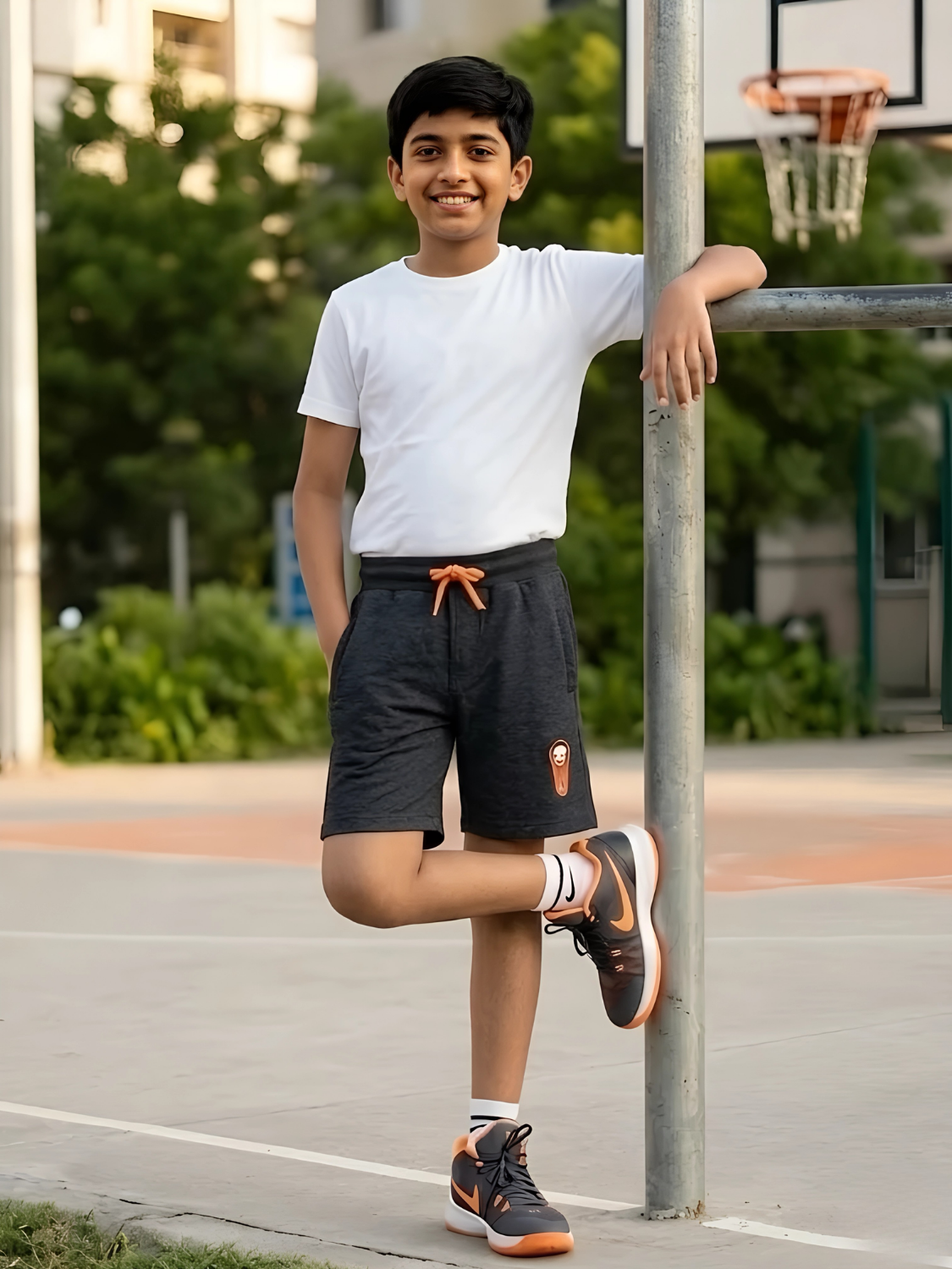 Boys' Performance Basketball Shorts - Dark Grey