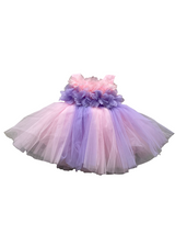Baby Girl Pink Dress – Ruffled Bodice with Multi-Layered Tulle Skirt