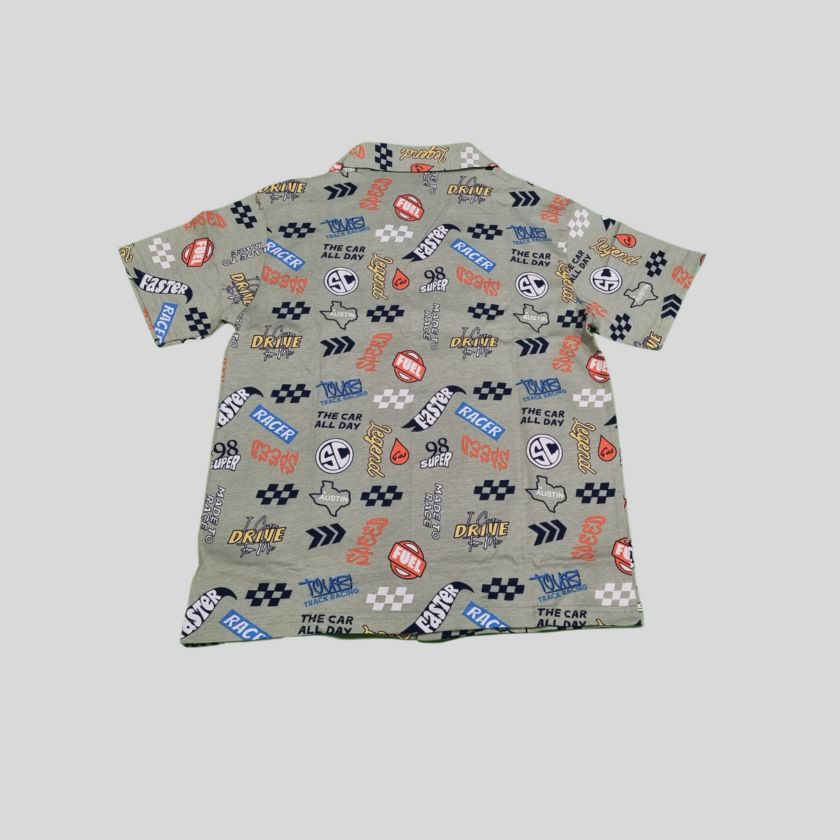 Boys' Race Car Print Smarty Night Suit – Soft, Stylish & Speed-Inspired