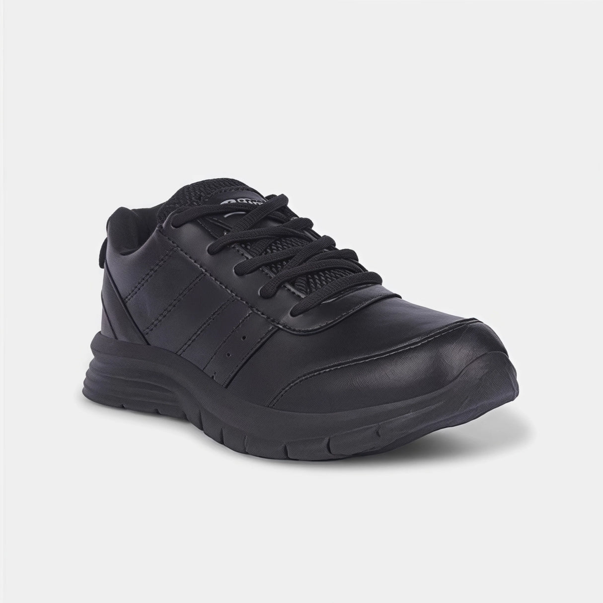 Bata B-First Unisex Black School Lace-Up Shoes.