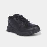 Bata B-First Unisex Black School Lace-Up Shoes.