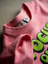 Girls Pink "Focus On The Good" Graphic T-Shirt.